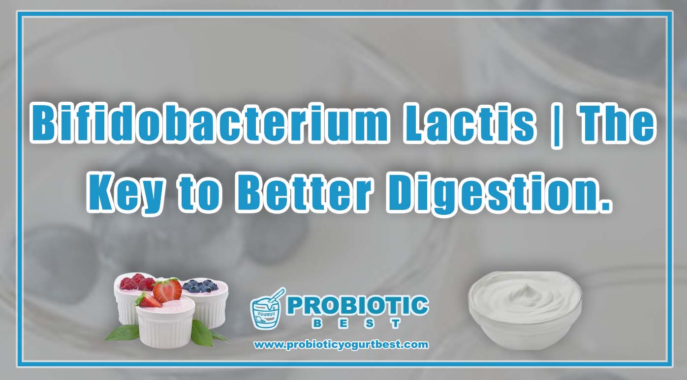 Bifidobacterium Lactis | The Key to Better Digestion.