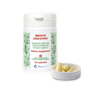 Bravo Edestiny Fermented HEMP Protein Capsules – 30 Caps